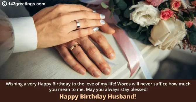 Birthday MSG for Husband on Facebook